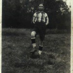 Opa als voetballer